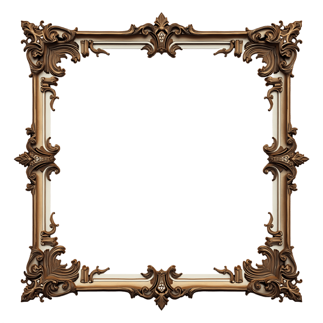 Free transparent PNG: Ornate Frame PNG Clipart  Perfect for Design Projects  Decor