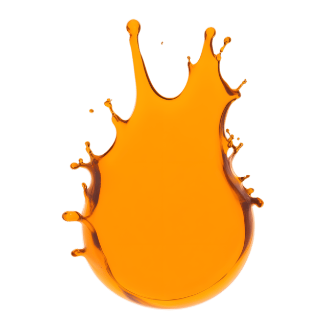 Free transparent PNG: Amber Color Splash Transparent PNG for Decor and Crafts