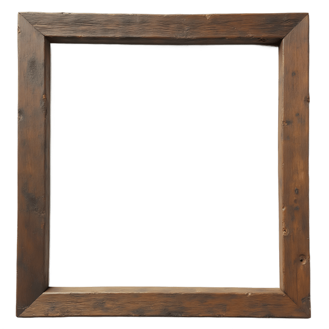 Free transparent PNG: Rustic Wood Frame PNG Clipart  Perfect for Home Decor  Craft Projects