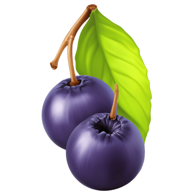 Free transparent PNG: Transparent Background Acai Berry PNG for Digital Design and Visual Projects