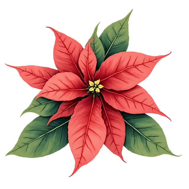Free transparent PNG: Poinsettia PNG Download  Perfect for Holiday Decor  Clipart Uses
