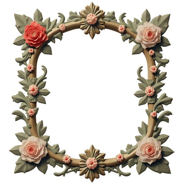 Free transparent PNG: Rococo Style Frame PNG Clipart  Elegant Design for Art  Decor