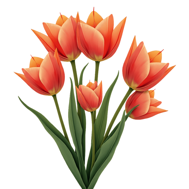 Free transparent PNG: Art Nouveau Tulip Design  Elegant Floral Clipart, free download png