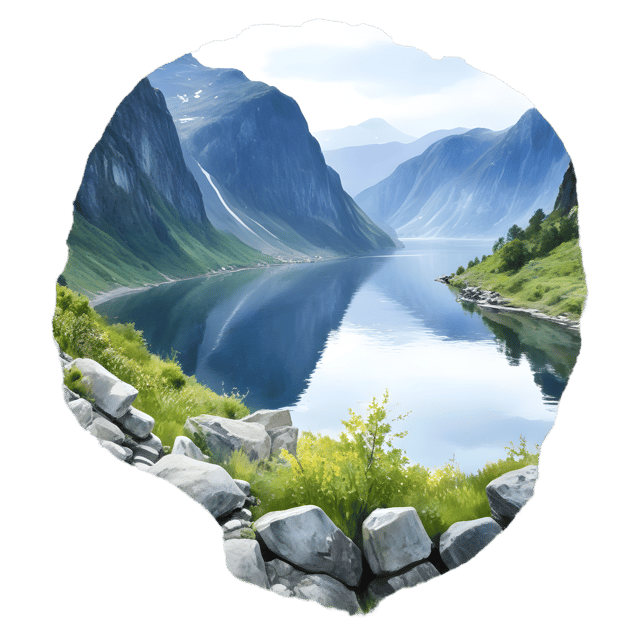 Free transparent PNG: Fjord Landscape Transparent PNG