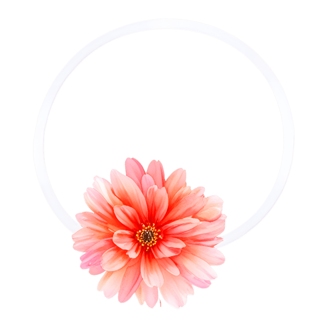Free transparent PNG: Floral Hair Tie PNG with Transparent Background for Elegant and Stylish Floral Themes