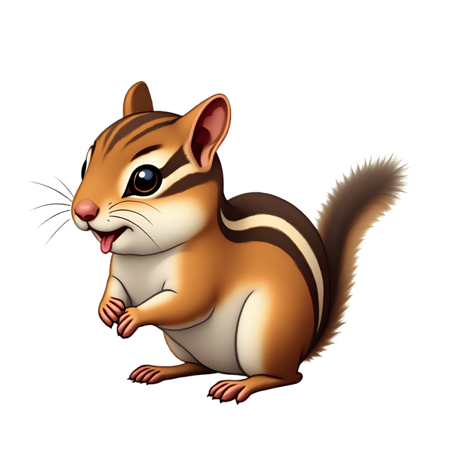 Free transparent PNG: Baby Chipmunk Striped Tail PNG Transparent Background