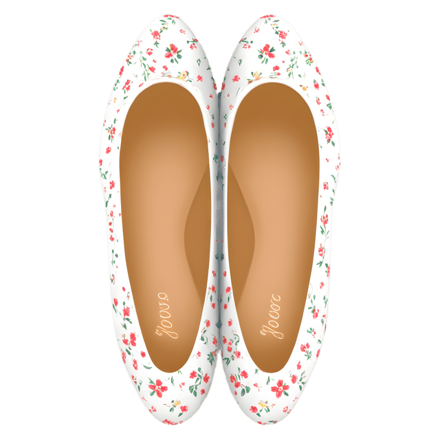 Free transparent PNG: Floral Dress Shoes PNG with Transparent Background for Fashion and Design