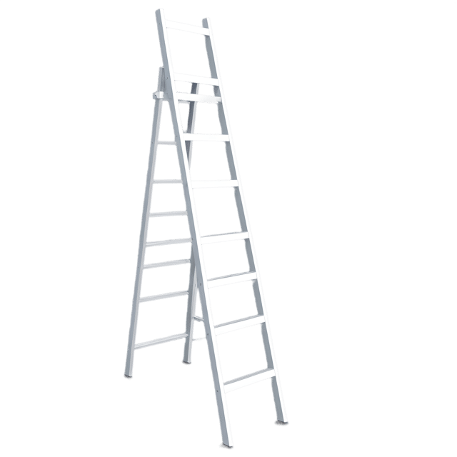 Free transparent PNG: Metal Ladder Against Wall Transparent PNG for Decorative and Artistic Use