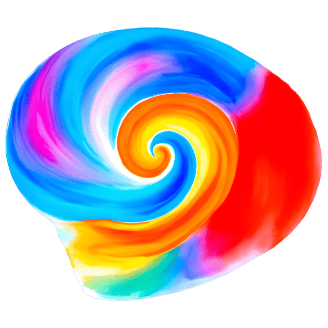 Free transparent PNG: Misty Swirls of Vibrant Colors - Transparent Background PNG