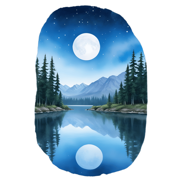 Free transparent PNG: Tranquil Lake Reflection Nature Harmony PNG Background