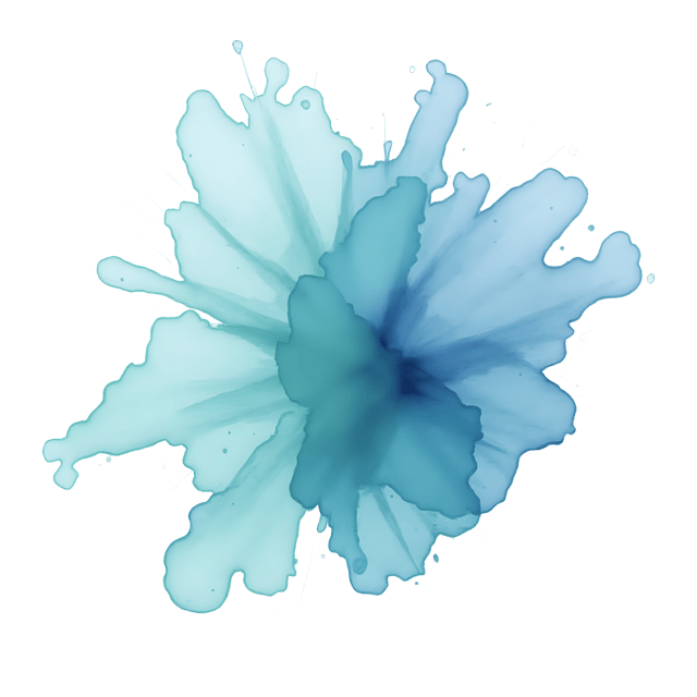 Free transparent PNG: Abstract Paint Splashes PNG  Modern Artistic Design Elements for Crafts  Decor