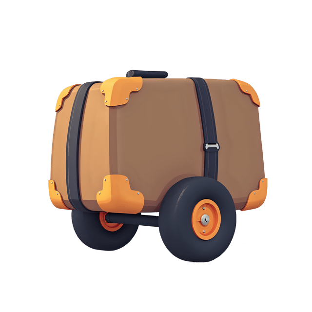 Free transparent PNG: Wheel Under Luggage  Travel Clipart, free download transparent png