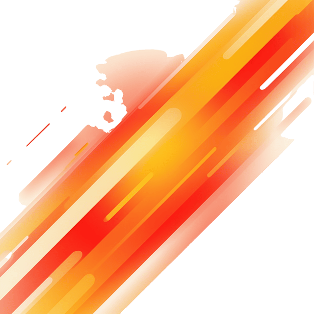 Free transparent PNG: Abstract Geometric Design with Bold Stripes in Warm Colors