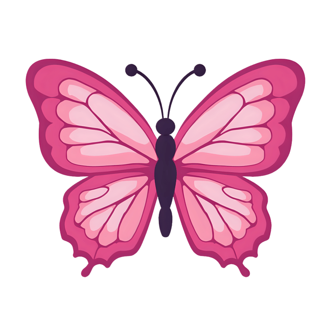 Free transparent PNG: Butterfly Wings with Pink Petal Border  Free PNG Download