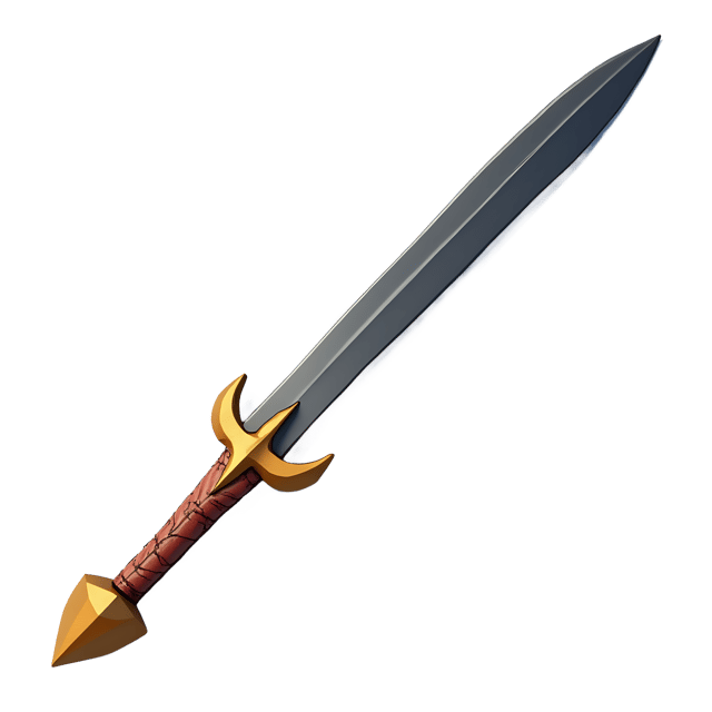 Free transparent PNG: Pirate Sword Vector Art for Nautical and Treasure Themes