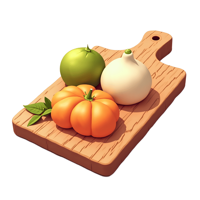 Free transparent PNG: Transparent Wooden Cutting Board PNG for Food Preparation and Kitchen Design