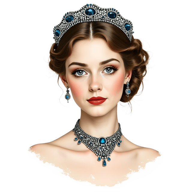Free transparent PNG: Victorian Woman Portrait  Elegant Jewelry Clipart, free png download