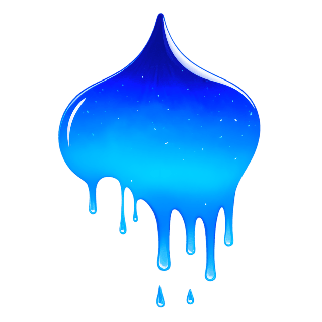 Free transparent PNG: Glowing Drip PNG with Transparent Background for Creative Design