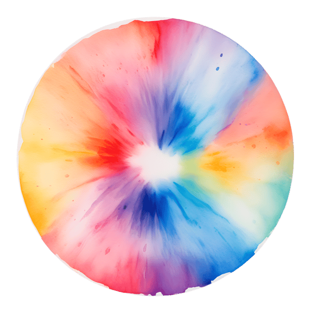 Free transparent PNG: Abstract Design with Radiant Colors for Artistic and Decorative Use