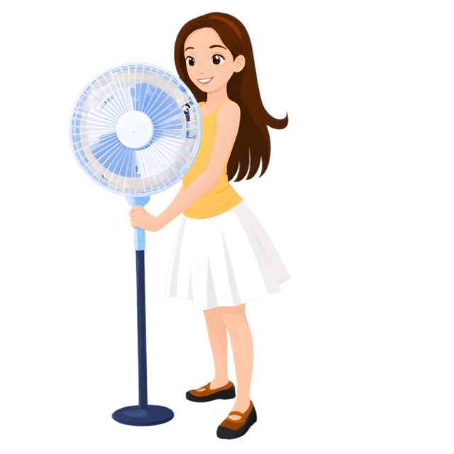 Free transparent PNG: Spinning Fan PNG Transparent Background for Home and Office Decor