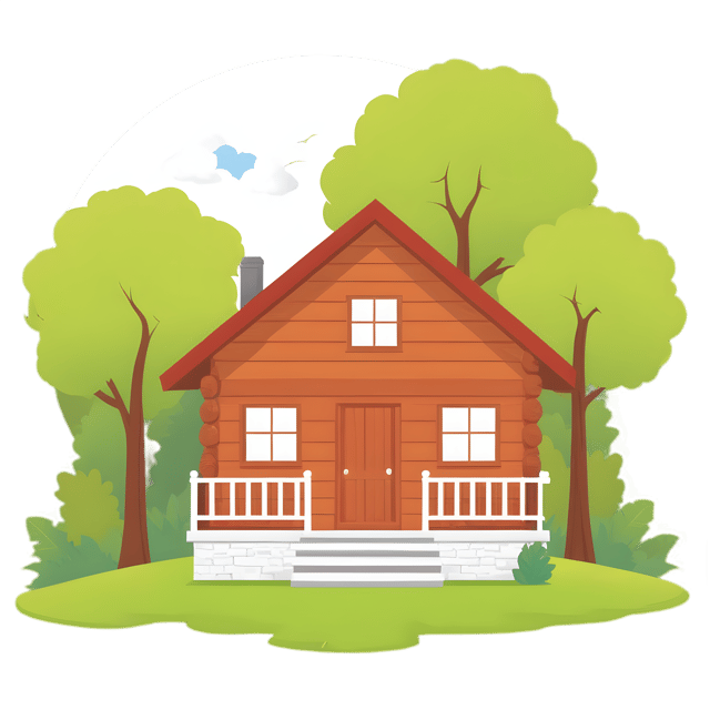 Free transparent PNG: Cozy Wooden House PNG with Transparent Background for Nature and Home Decor