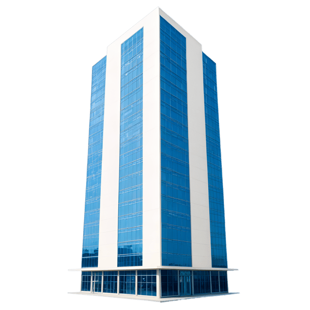 Free transparent PNG: Modern Glass-Walled Building PNG Transparent Background