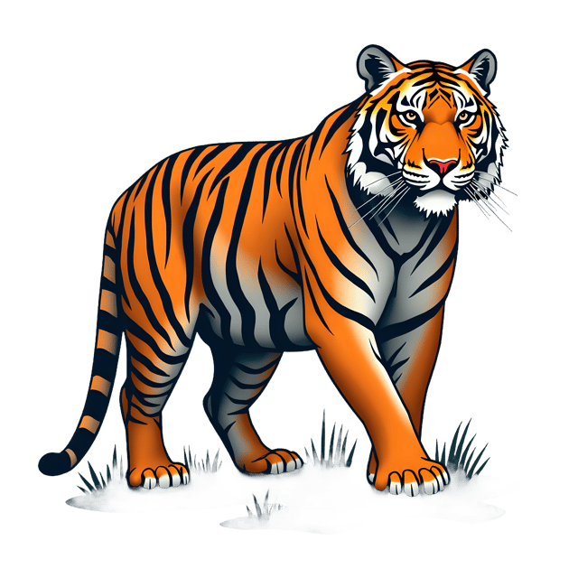 Free transparent PNG: Tiger PNG  Powerful Big Cat Clipart for Wildlife  Jungle Themes