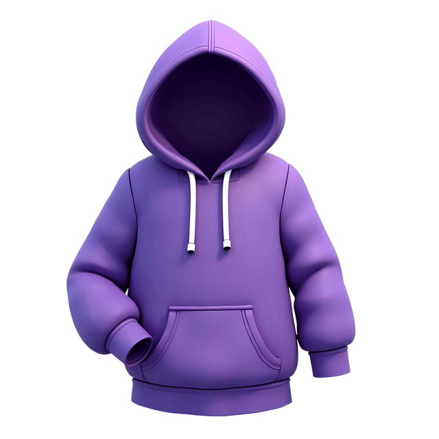 Free transparent PNG: Purple Hoodie Transparent PNG for Warmth and Style