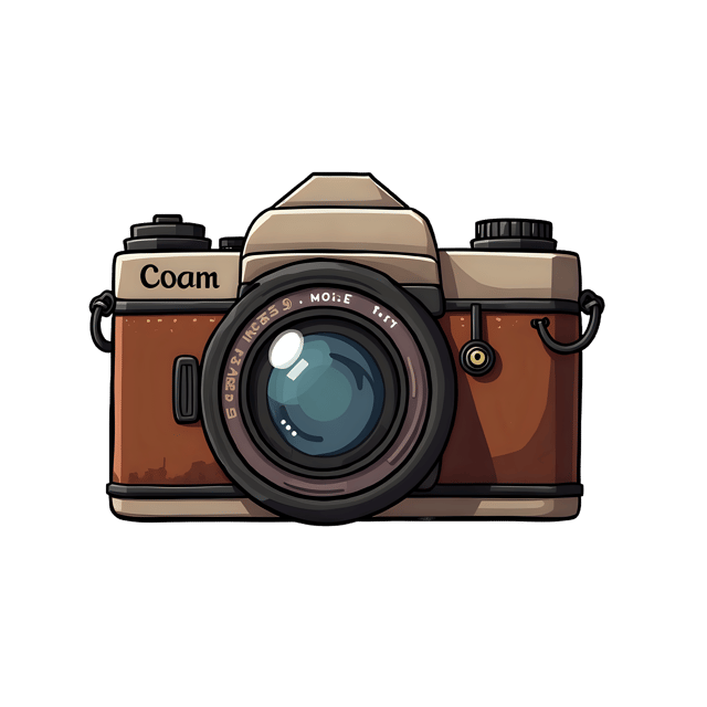 Free transparent PNG: Vintage Cartoon Camera PNG Clipart  Ideal for Retro Design Projects  Nostalgic Themes