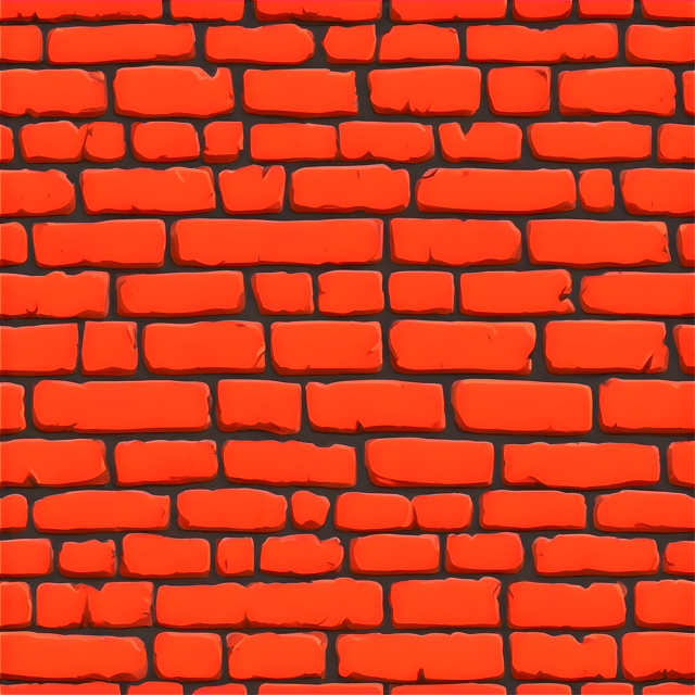 Free transparent PNG: Rustic Brick Wall PNG with Transparent Background for Decorative Design