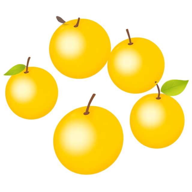 Free transparent PNG: Small Round Fruits Yellow PNG Transparent Background