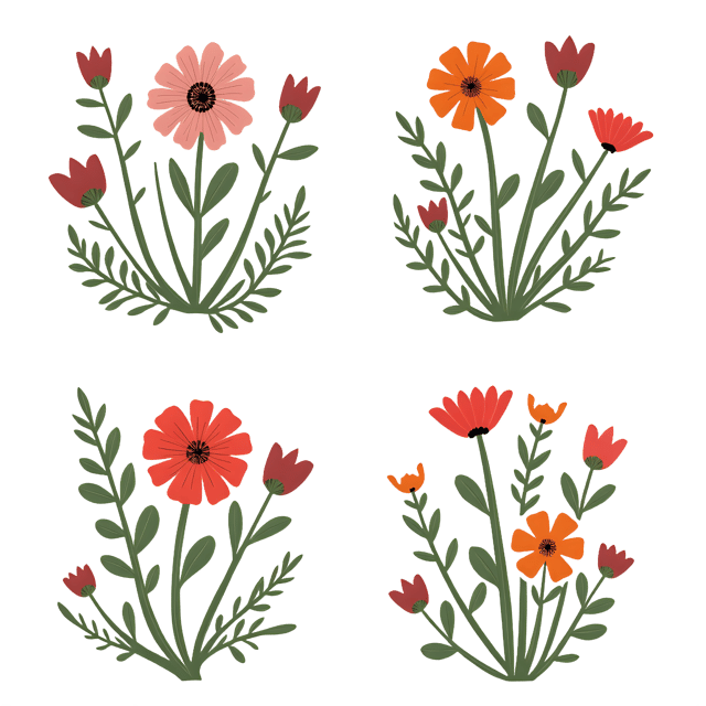 Free transparent PNG: Floral Illustrations with Quirky Twist Transparent PNG