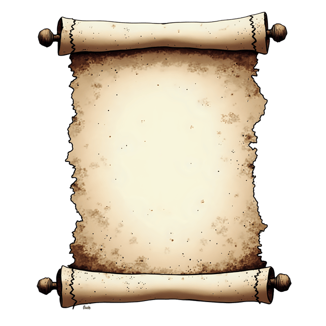Free transparent PNG: Scroll with Map Sketch and Ink Blotches  Nautical or Historical Clipart, free transparent png download