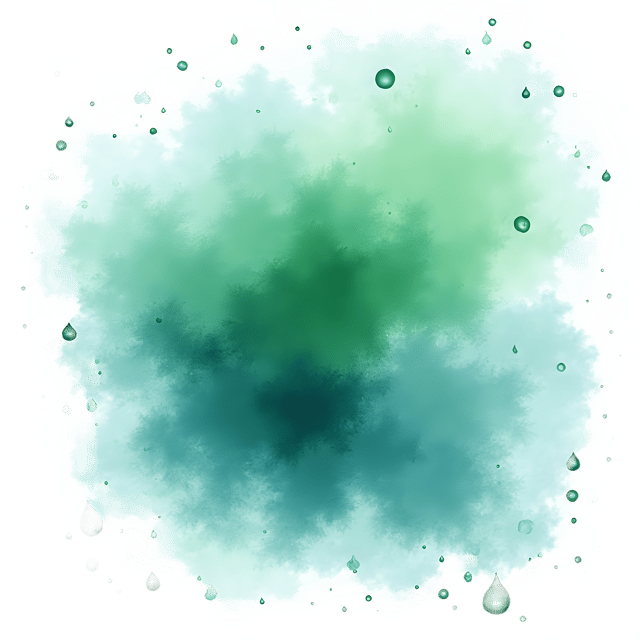 Free transparent PNG: Emerald and Azure Mist PNG Background with Transparent Effect