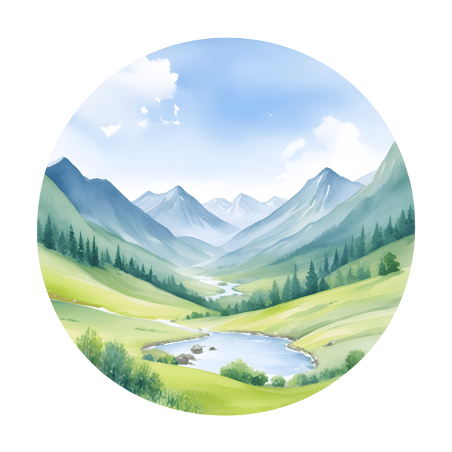 Free transparent PNG: Serenity Valley Circle PNG for Art and Decor