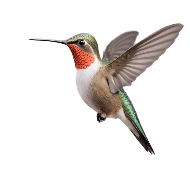 Free transparent PNG: Hummingbird Bird PNG with Transparent Background for Nature and Clipart Use