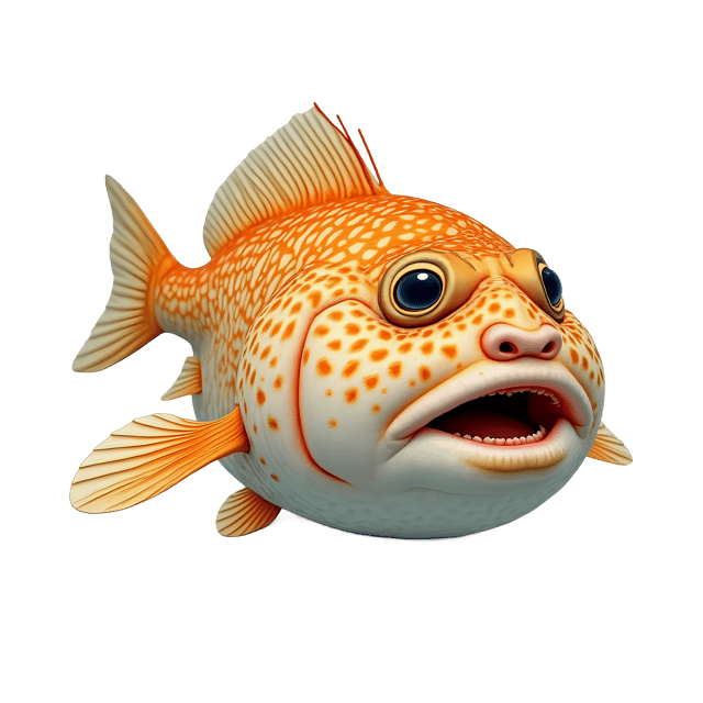 Free transparent PNG: Transparent Puffer Fish PNG Image for Digital Art and Design
