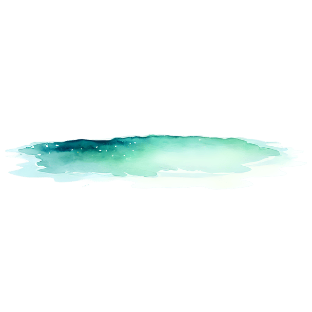 Free transparent PNG: Seafoam Watercolor Illustration - Transparent PNG Image of Ocean Scene