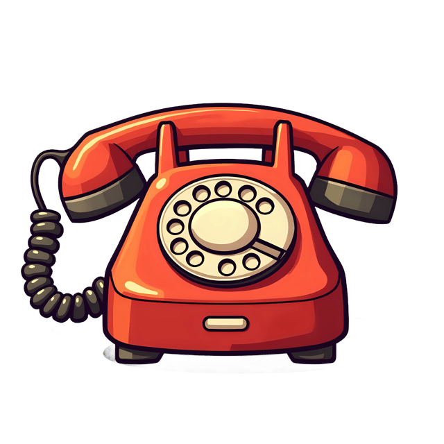 Free transparent PNG: Vintage Cartoon Telephone PNG Clipart  Perfect for Retro Designs  Nostalgic Projects