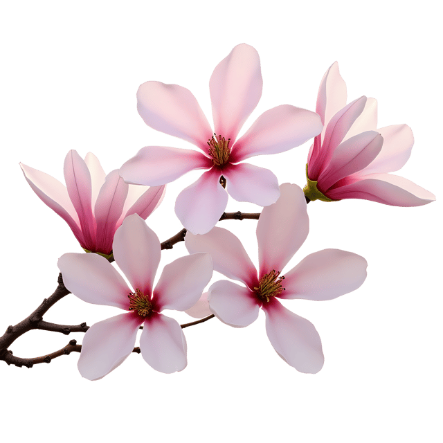 Free transparent PNG: Blossoming Magnolias Spring Transparent PNG