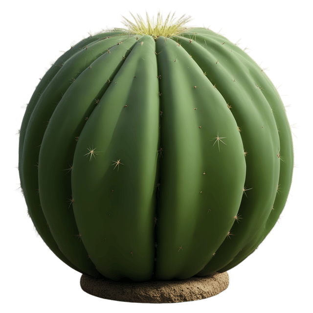 Free transparent PNG: Bishops Cap Cactus PNG with Transparent Background for Plant Illustration