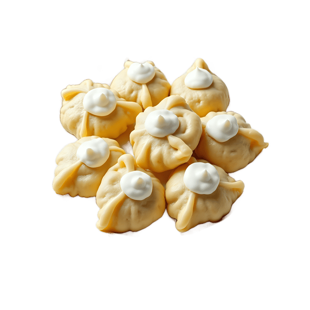 Free transparent PNG: Pierogi with Sour Cream PNG Clipart  Ideal for Food Projects  Decor