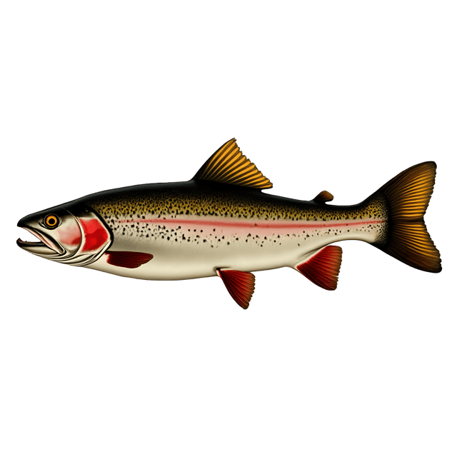 Free transparent PNG: Trout Fish PNG Clipart  Perfect for Aquatic Themes, Art, and Education