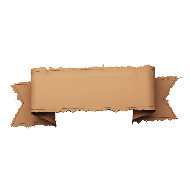 Free transparent PNG: Aged Ribbon Edge with Torn Look  Free Downloadable PNG