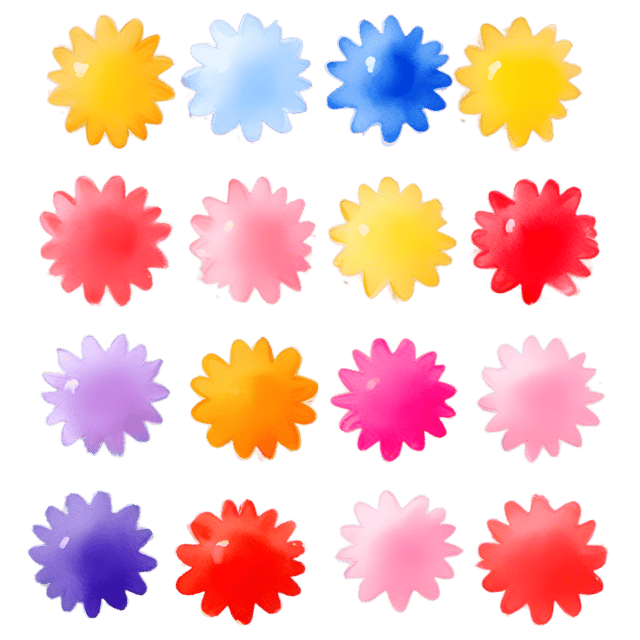Free transparent PNG: Whimsical Color Bursts Soft Glow PNG