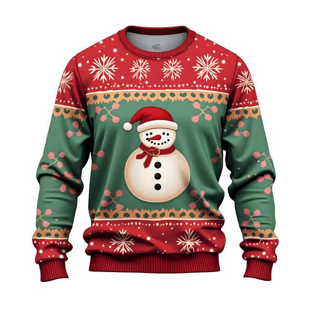 Free transparent PNG: Cozy Christmas Sweater PNG  Perfect for Holiday Designs  Gifting