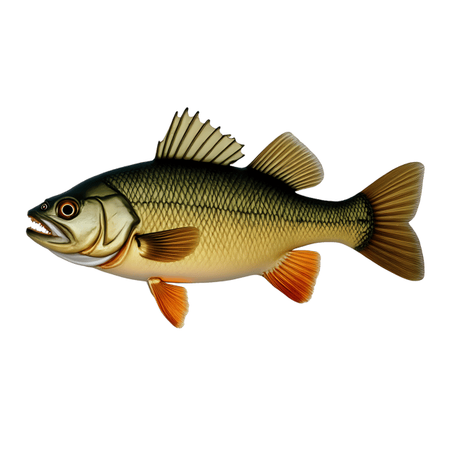 Free transparent PNG: Perch Fish PNG Clipart  Ideal for Aquatic Themes  Educational Use