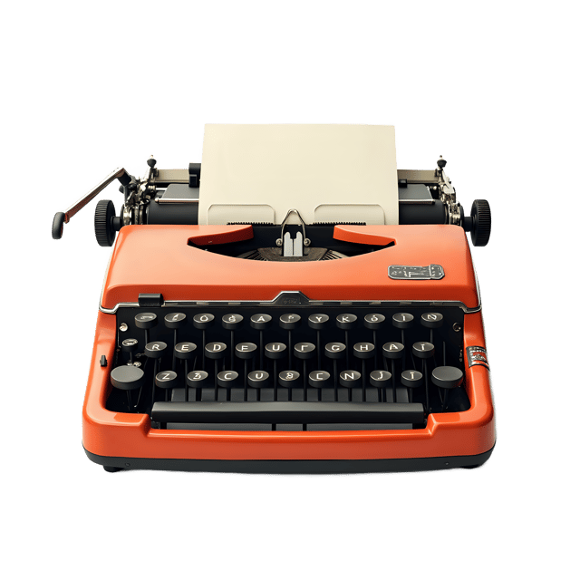 Free transparent PNG: Typewriter PNG Clipart  Ideal for Classic Design  Creative Projects