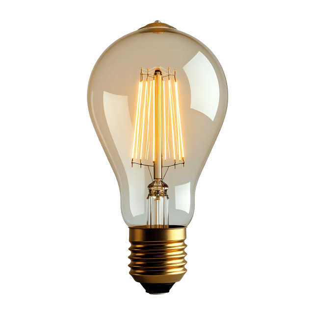 Free transparent PNG: Edison Bulb PNG Clipart  Ideal for Lighting  Retro Design Projects
