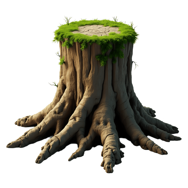 Free transparent PNG: Tree Stump with Moss Top  Nature Clipart, free transparent png download